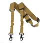 New design military multi-functional tactical gun sling double-point with zinc alloy buckle